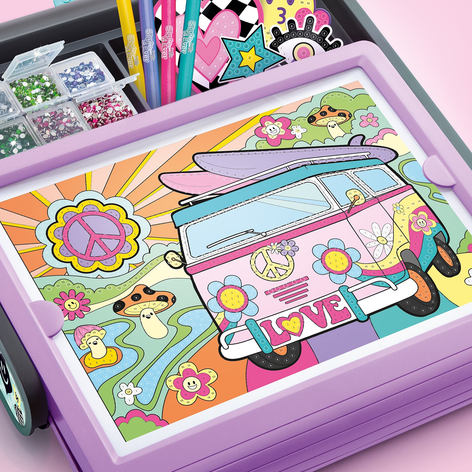 Diamond Art 3 in 1 LED Case