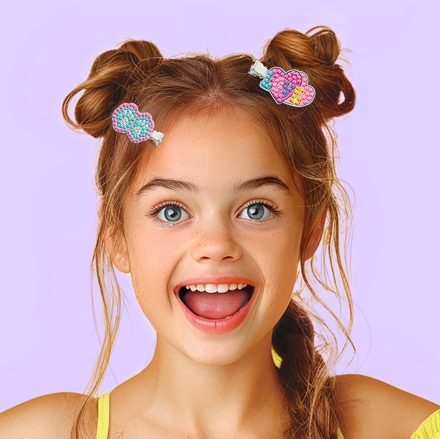 Diamond Art Hair clip set