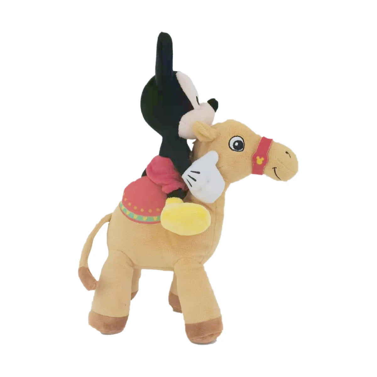 DISNEY PLUSH MICKEY ON CAMEL   14"