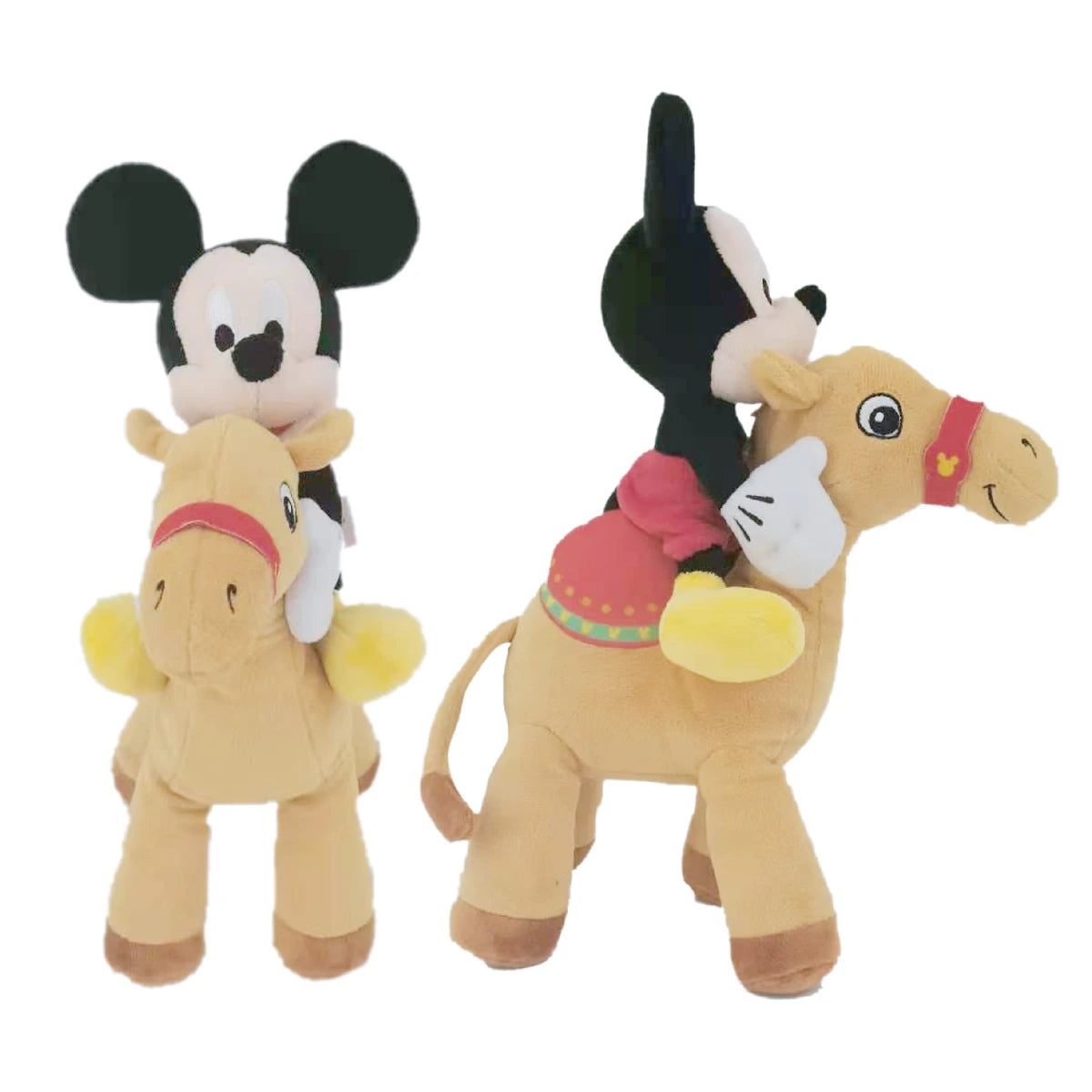 DISNEY PLUSH MICKEY ON CAMEL   14"