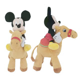 DISNEY PLUSH MICKEY ON CAMEL   14"