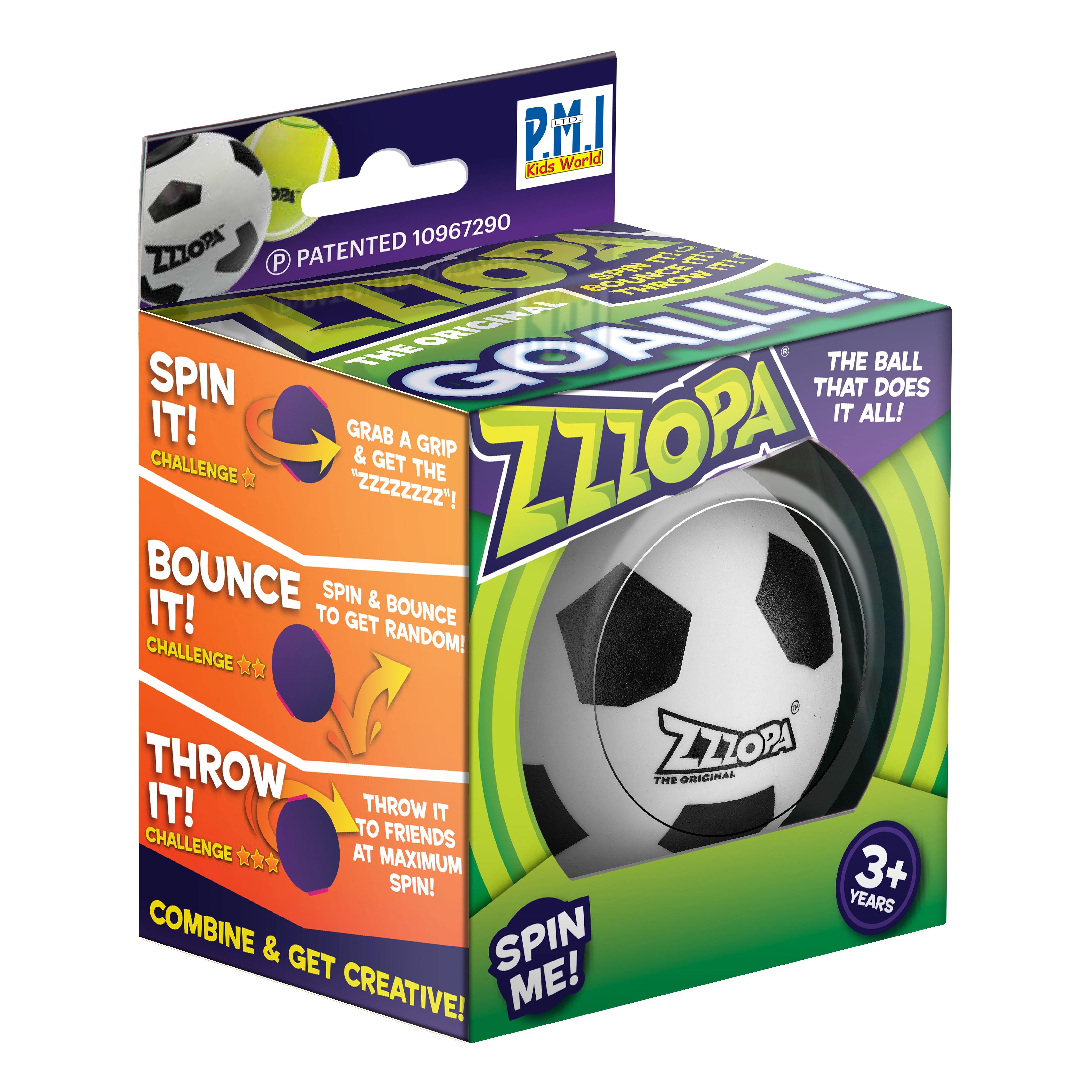 Zzzopa Ball Sport Range in 160 pcs In FSDU Asst.