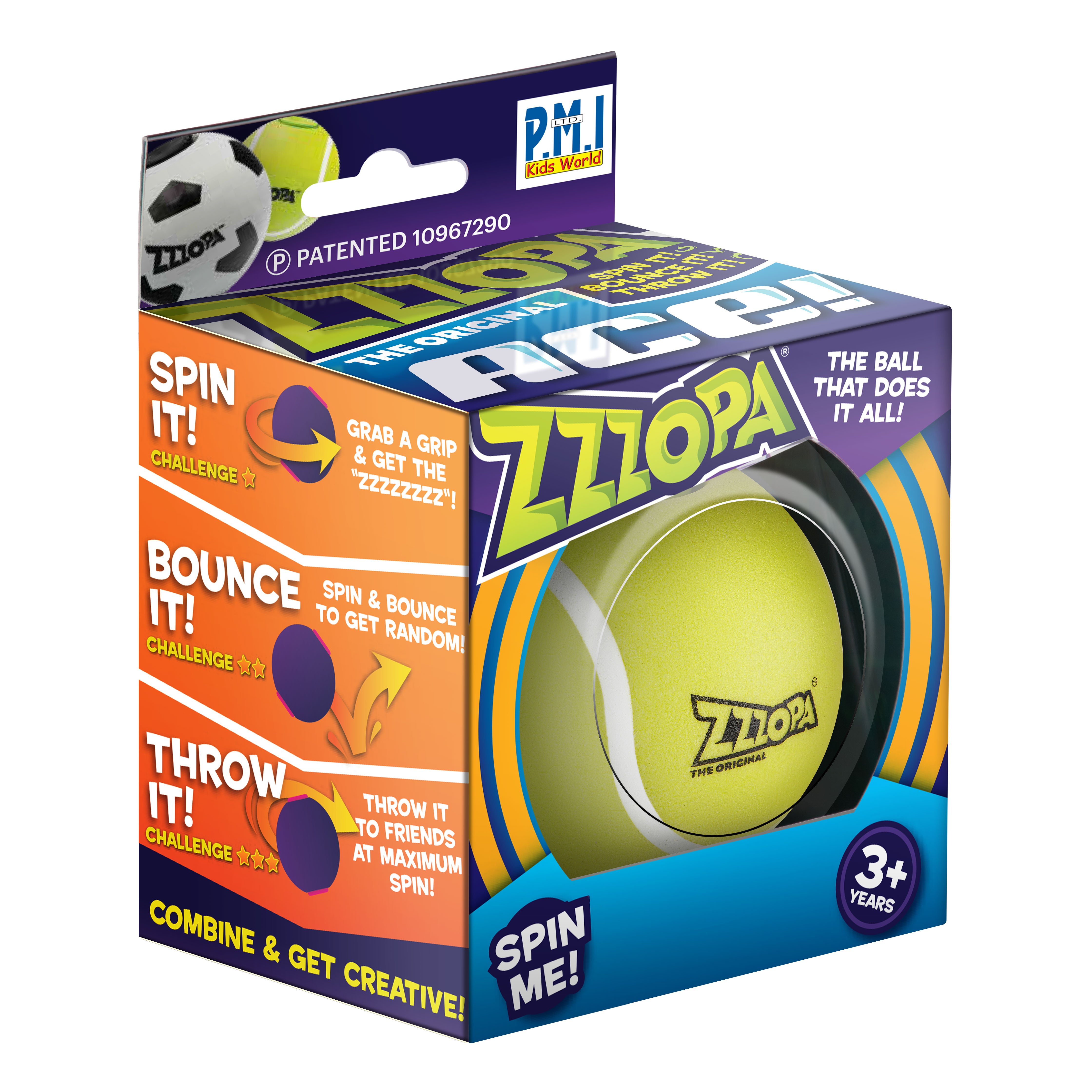 Zzzopa Ball Sport Range in 160 pcs In FSDU Asst.