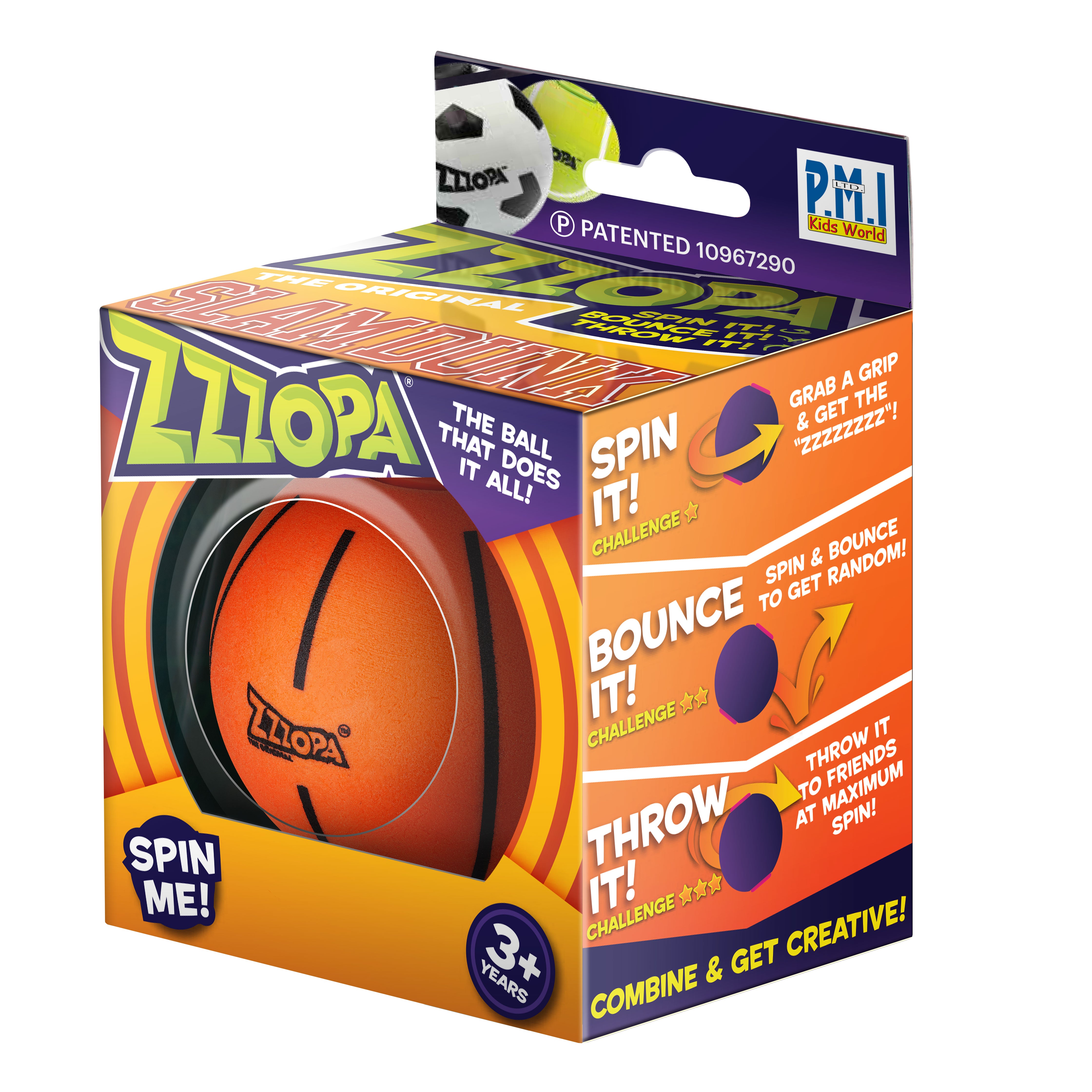 Zzzopa Ball Sport Range in 160 pcs In FSDU Asst.