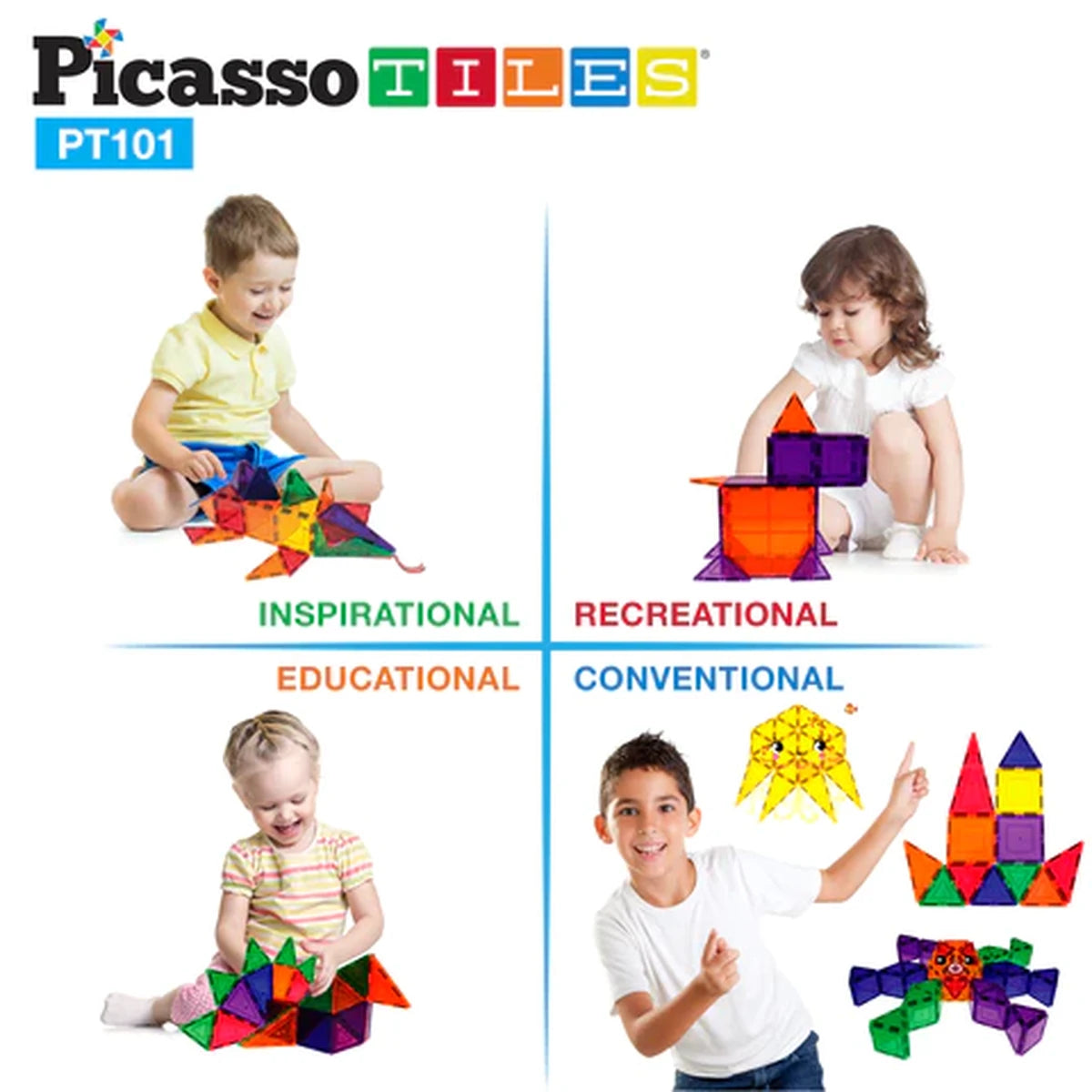 PICASSO MAGNETIC 3D BLOCKS 101PCS