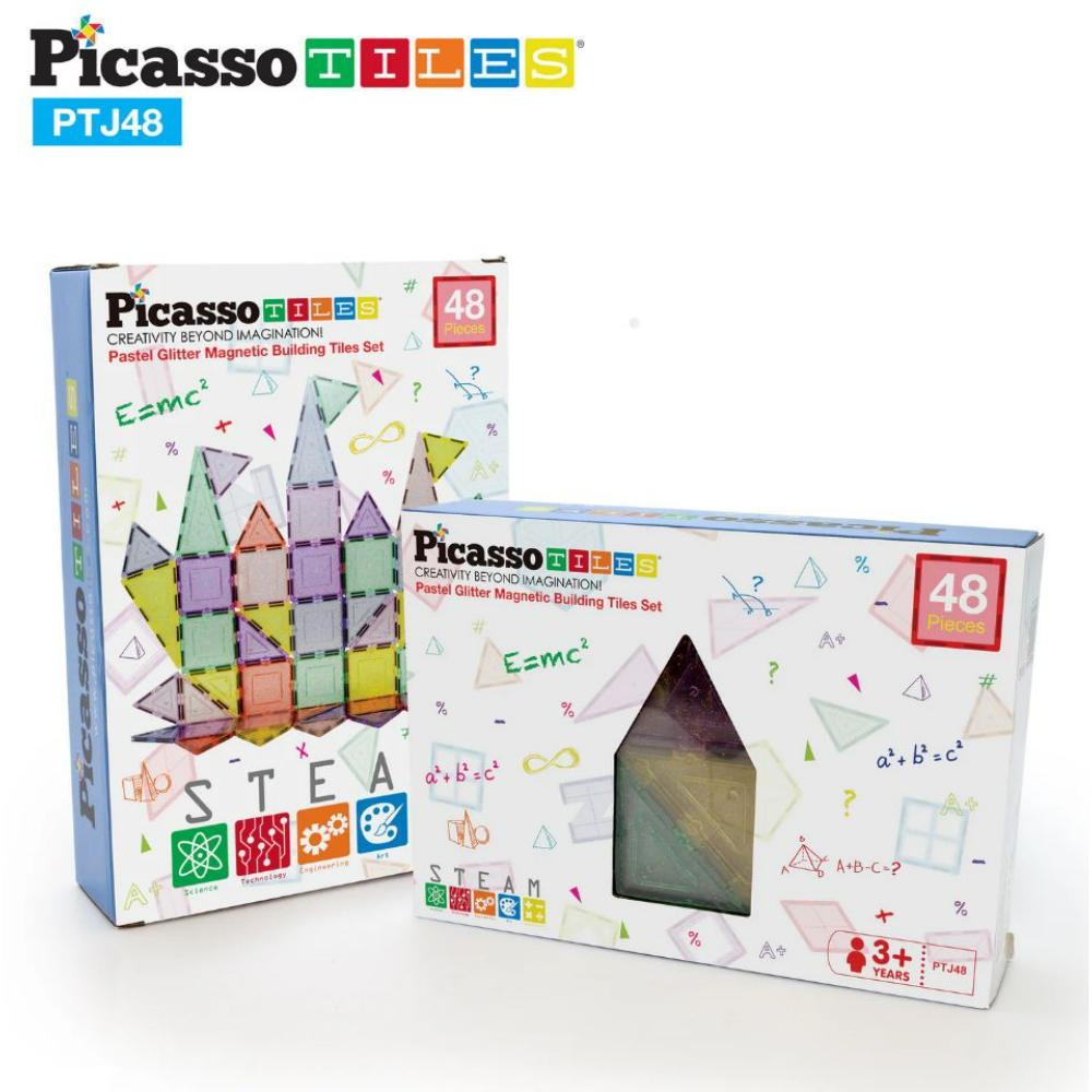 PICASSO MAGNETIC PASTEL GLITTER 48PCS