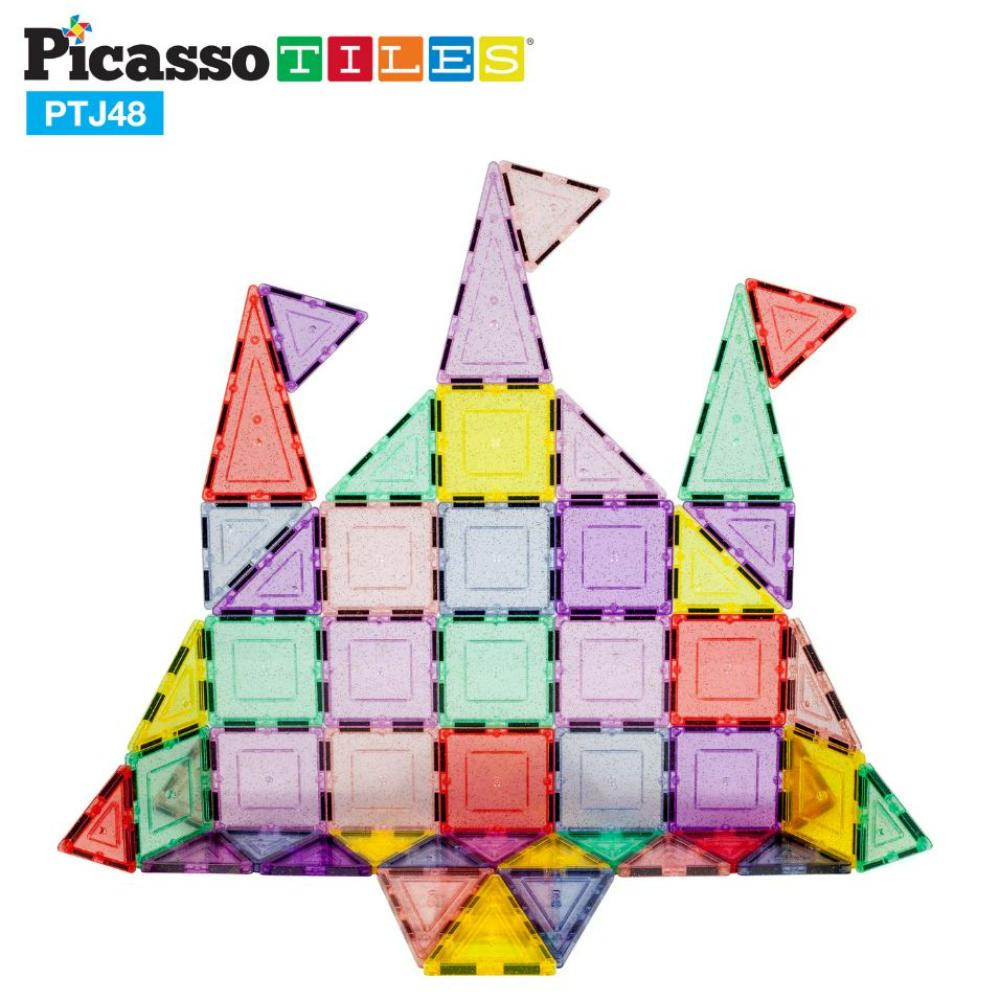 PICASSO MAGNETIC PASTEL GLITTER 48PCS