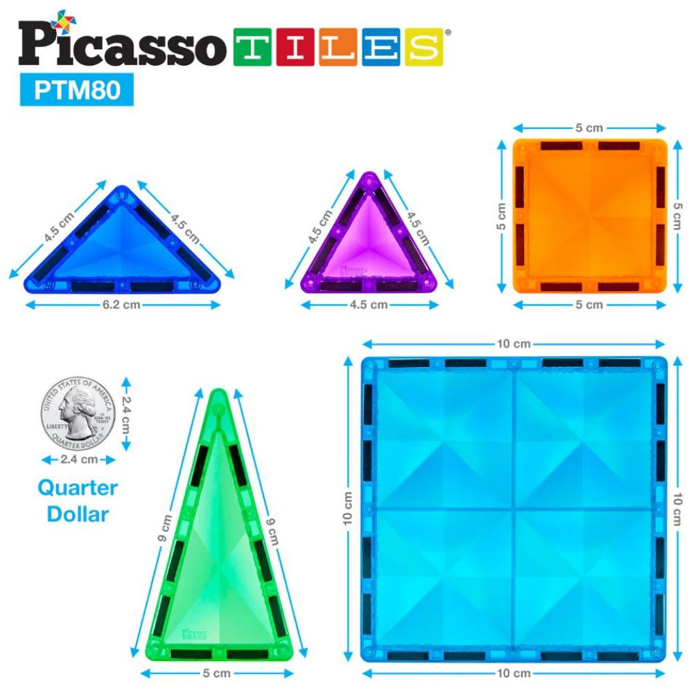 PICASSO MAG. MINI DIAMND BUILDNG 80PCS