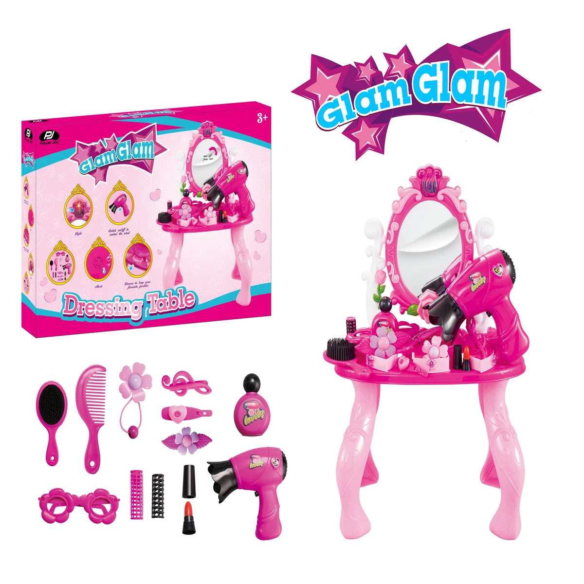 P.JOY GLAMGLAM DRESSING TABLE B/O