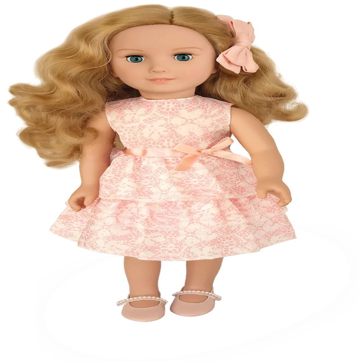 HAYATI GIRL DOLL SANDY SHINNY DRESS 18IN