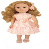 HAYATI GIRL DOLL SANDY SHINNY DRESS 18IN