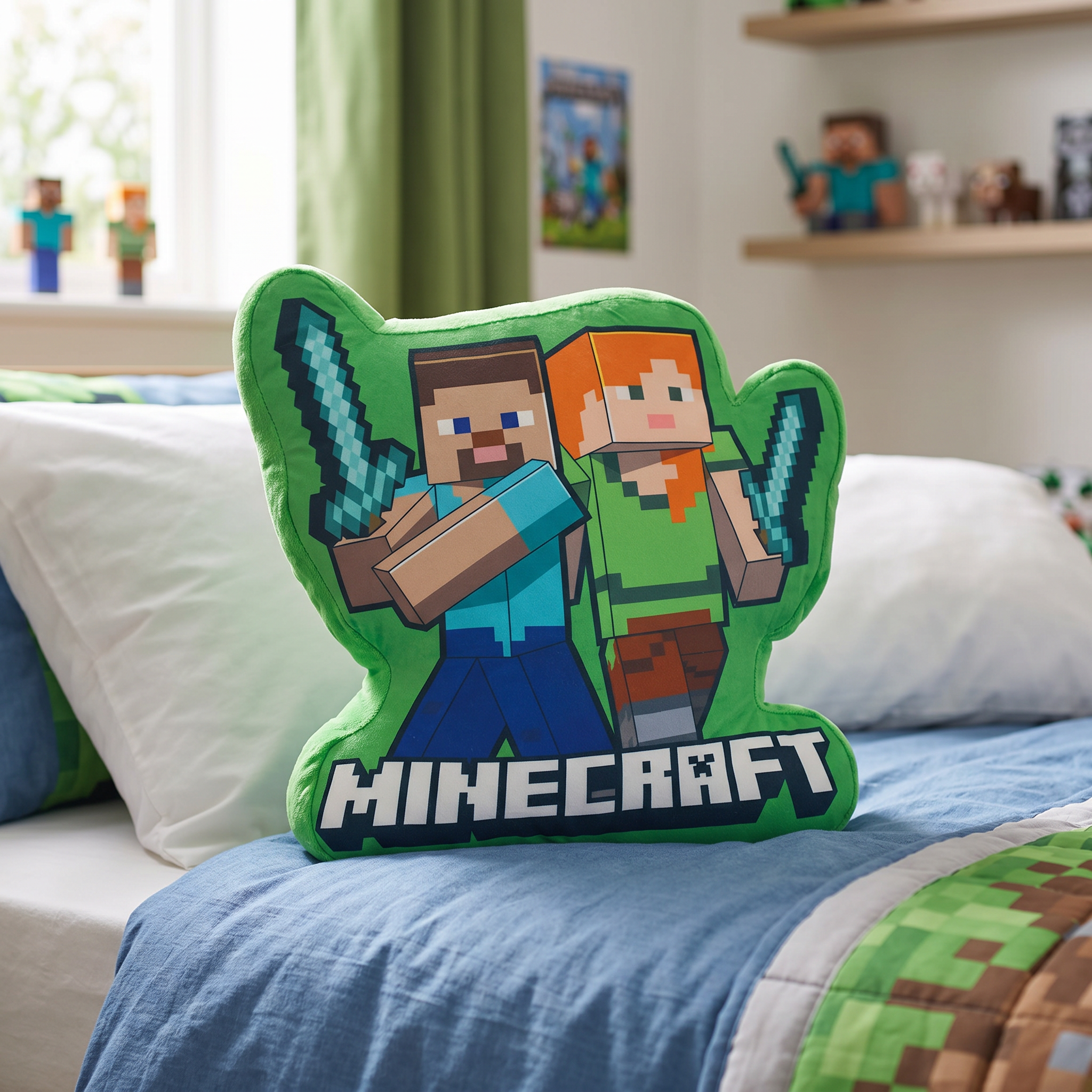 Minecraft 3D Cushions 40cm