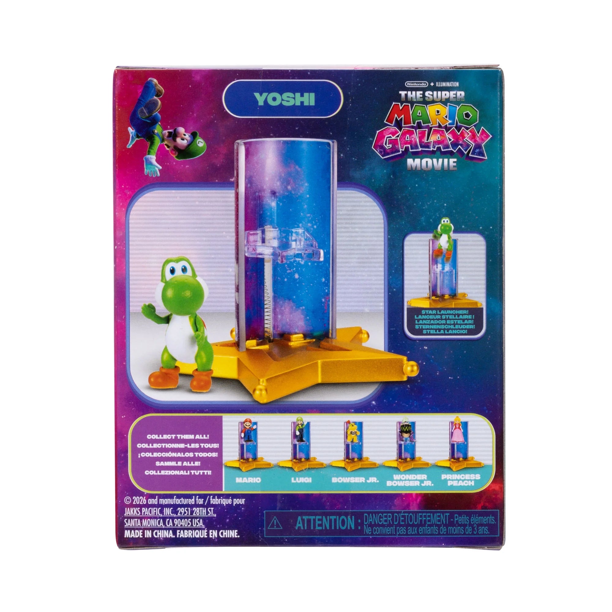 Nintendo Super Mario2 Movie Mini Fig w/Feat Accy Wave #1 Asst. 6 CDU