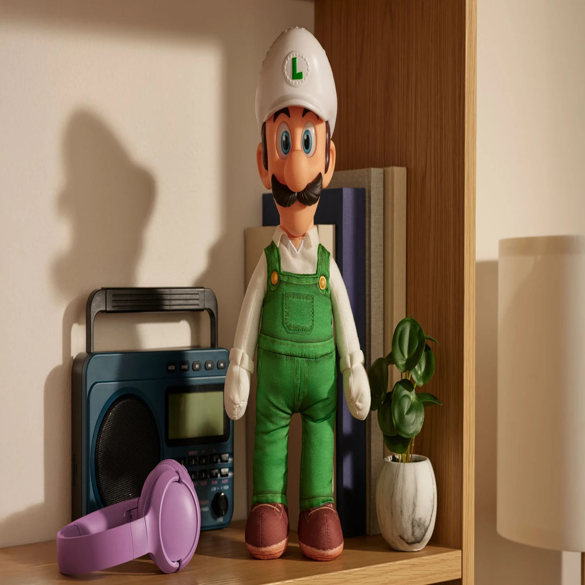 Nintendo Super Mario2 Movie Jumbo Roto Plush - Fire Mario