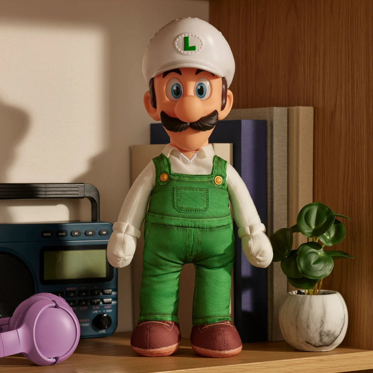 Nintendo Super Mario2 Movie Jumbo Roto Plush - Fire Mario