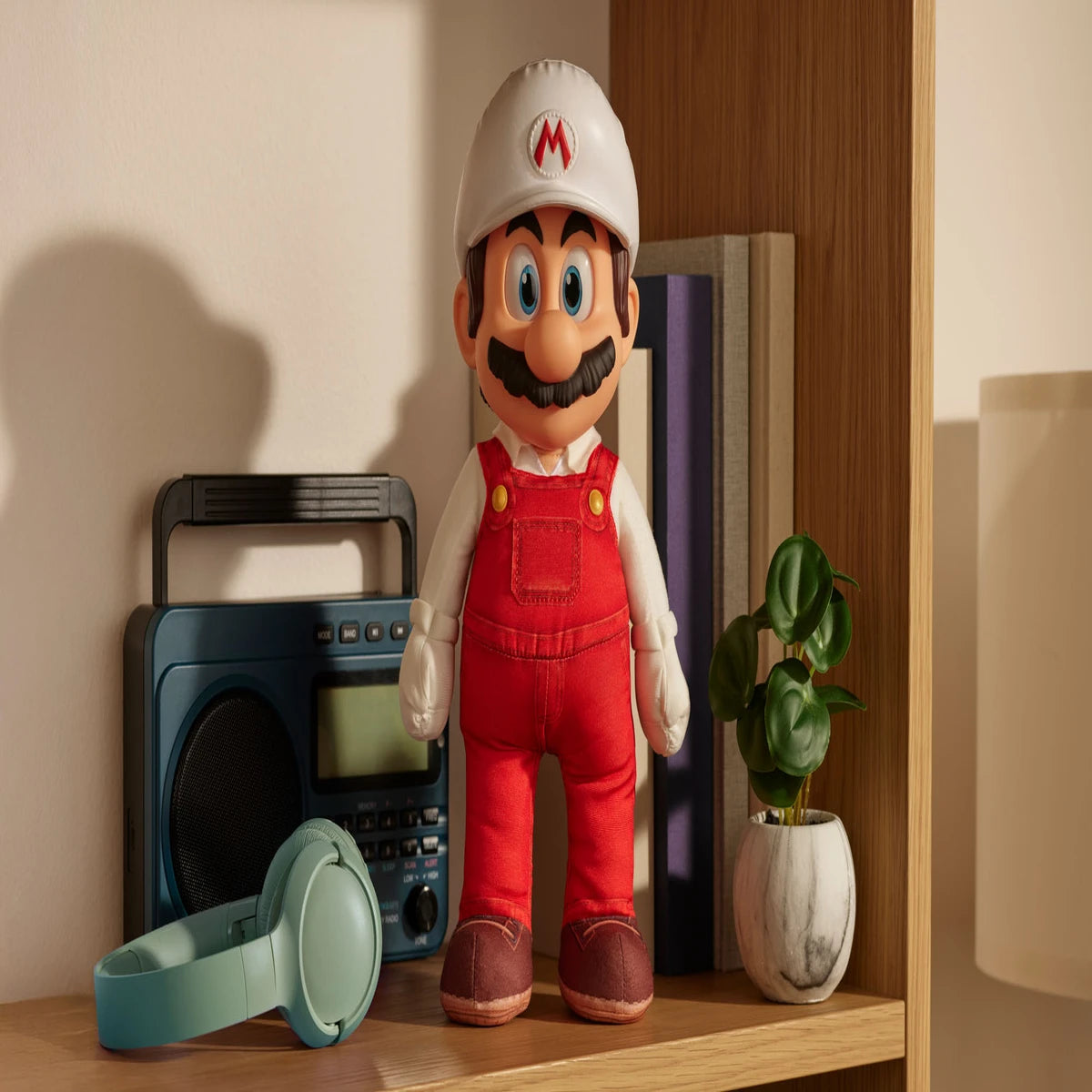 Nintendo Super Mario2 Movie Jumbo Roto Plush - Fire Mario