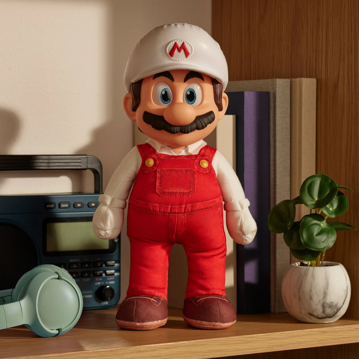 Nintendo Super Mario2 Movie Jumbo Roto Plush - Fire Mario