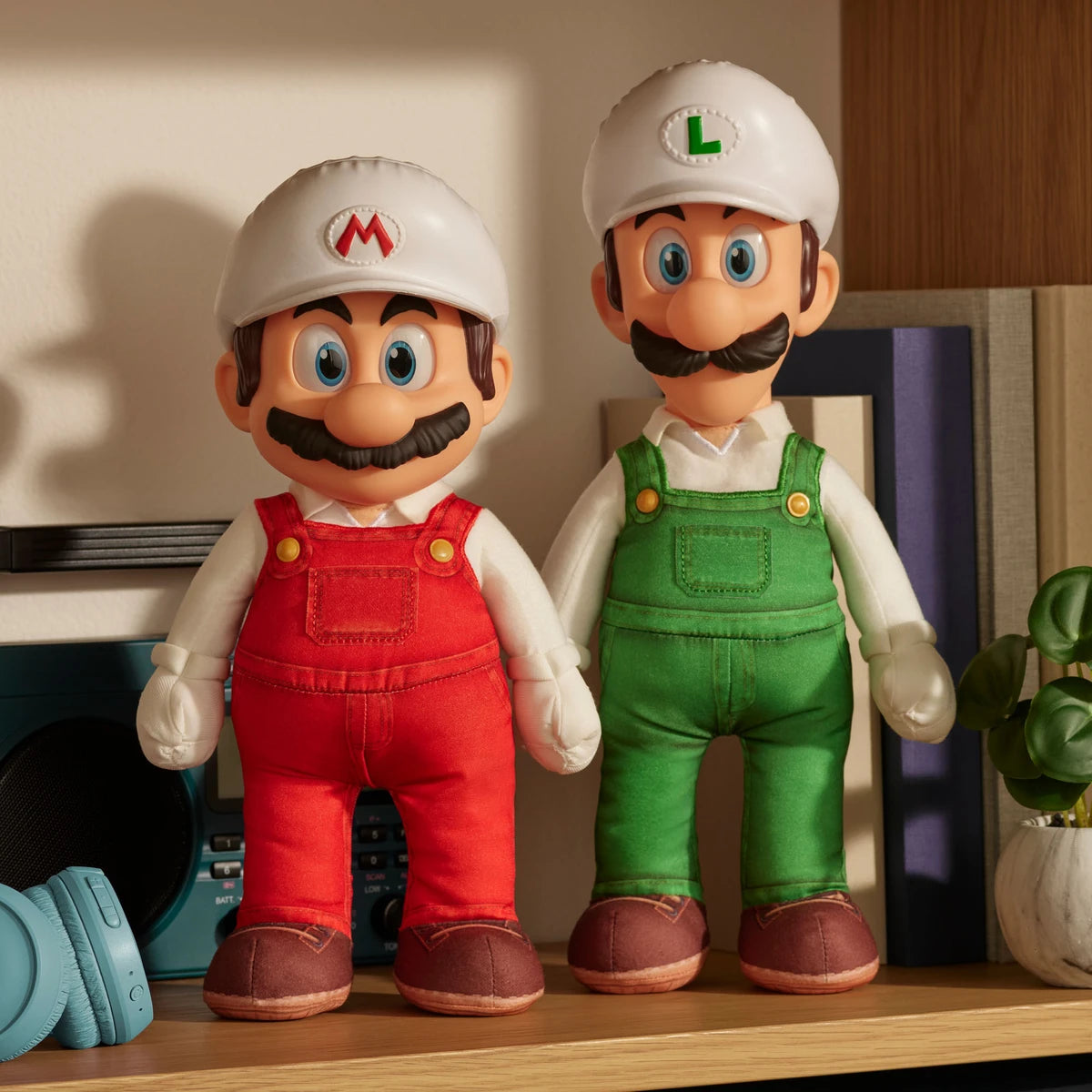 Nintendo Super Mario2 Movie Jumbo Roto Plush - Fire Mario