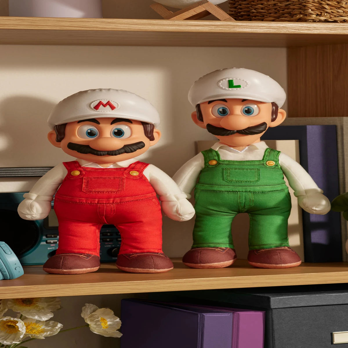 Nintendo Super Mario2 Movie Jumbo Roto Plush - Fire Mario
